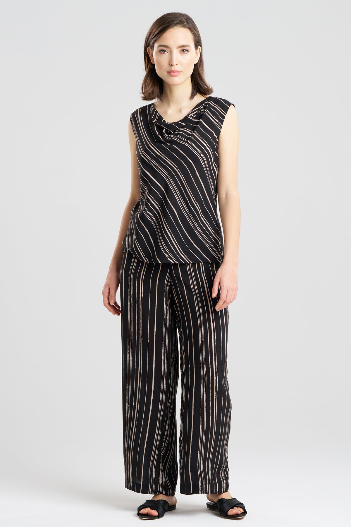 Tate Silk Modal Cowl Top PJ