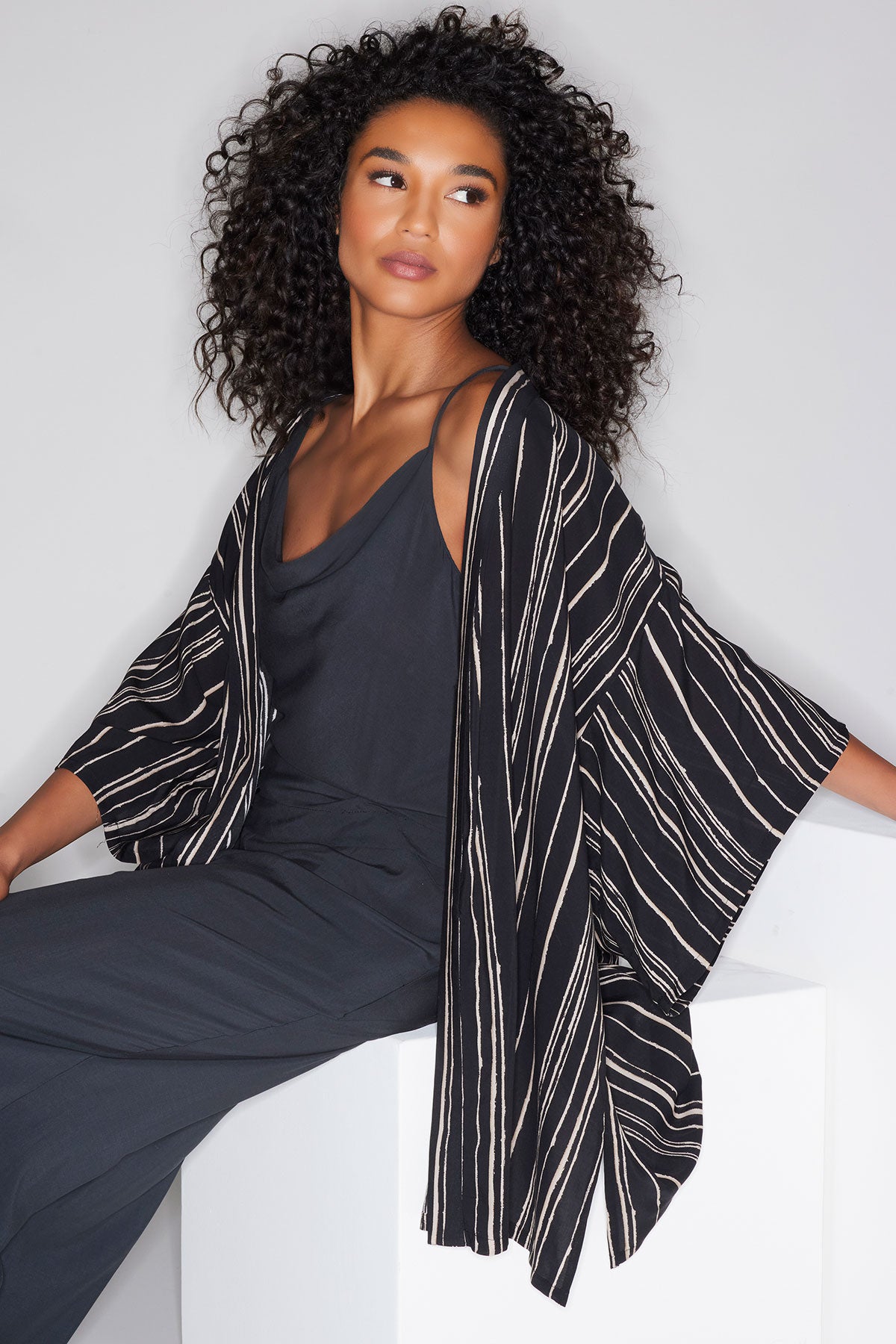 Tate Silk Modal Wrap