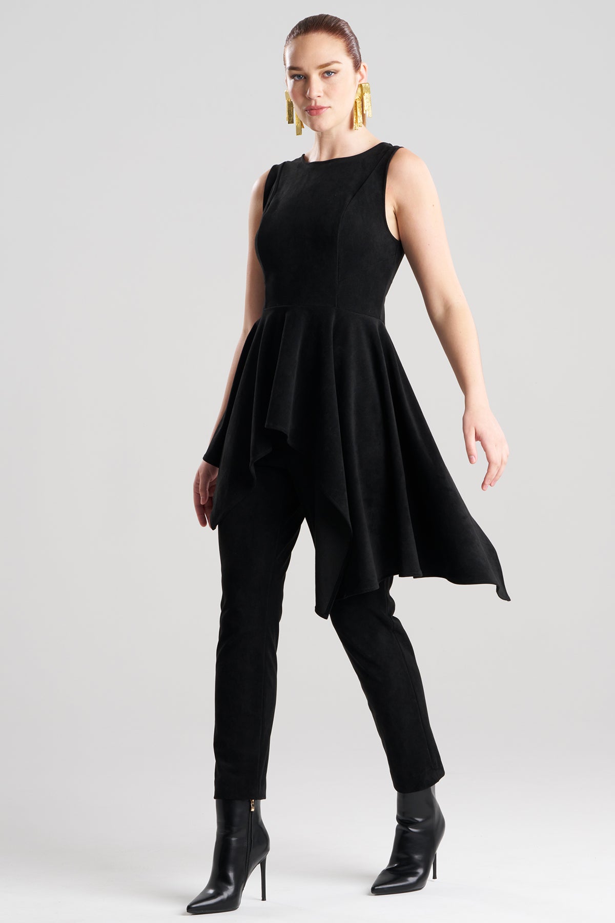 Vegan Luxe Suede Cascade Top
